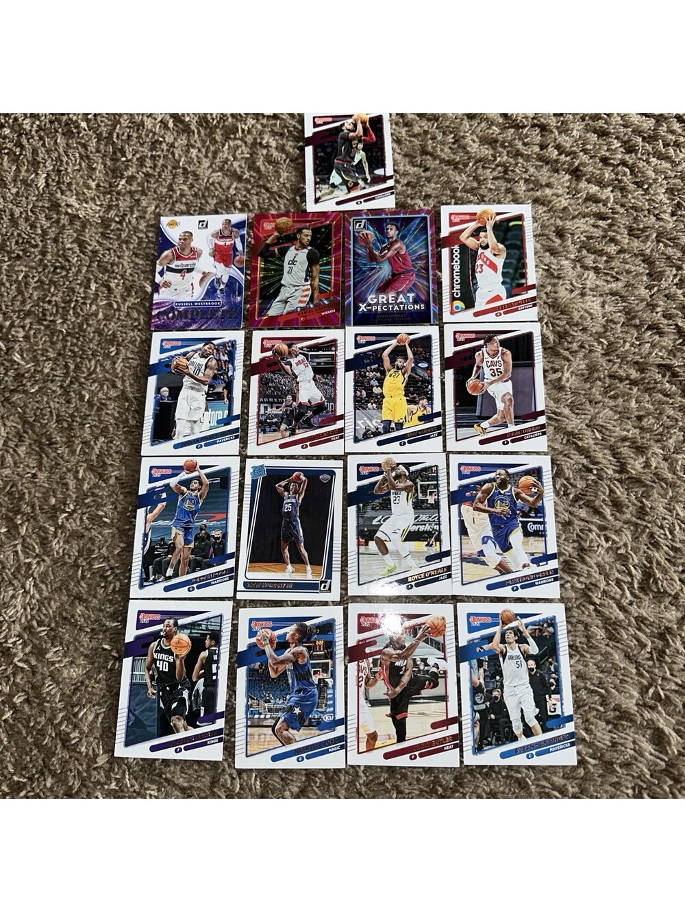 NBA Basketball Cards Lot Donruss + Inserts Mixed Players Bulk Collection
